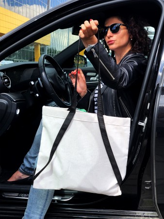 Купить Эко сумка шоппер, усиленные ручки