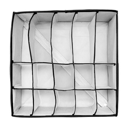 Купить Органайзер для нижнего белья и бюстгальтеров Eco White, 10 ячеек и 5 секций (30х30х11 см)