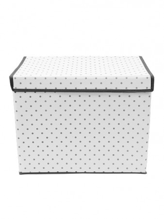 Купить Коробка для хранения вещей с крышкой Eco White (38х25х30 см)