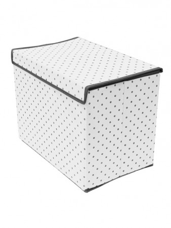 Купить Коробка для хранения вещей с крышкой Eco White (38х25х30 см)