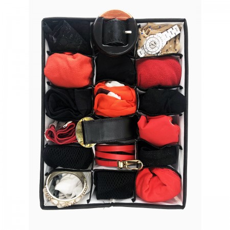 Купить Органайзер для нижнего белья Eco White, 18 ячеек (31х24х11 см)