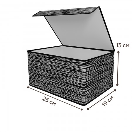 Купить Коробка для хранения вещей с крышкой Liverpool (25х19х13 см)