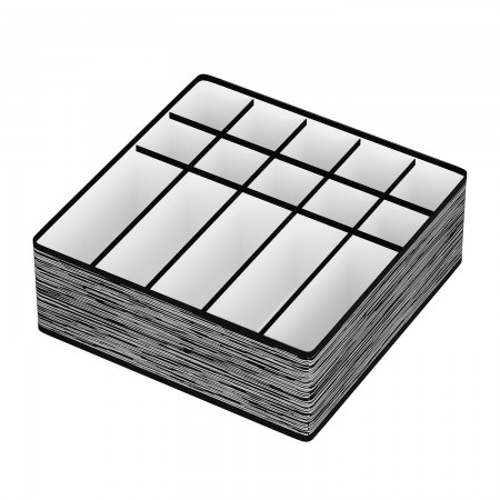 Купить Органайзер для нижнего белья и бюстгальтеров Liverpool (10 ячеек и 5 секций)