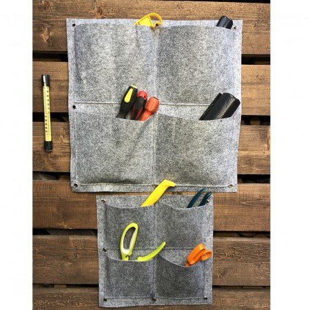 Купить Квадратный органайзер подвесной с 4 карманами, фетр (50х50 см)