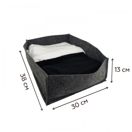 Купить Коробка для хранения, фетр (38х30х13 см)