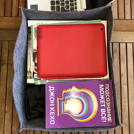 Купить Коробка для хранения, фетр (38х30х13 см)