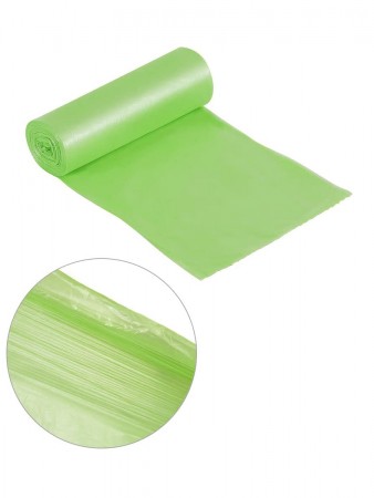 Купить Мешки для мусора биоразлагаемые с ручками 50 литров Homsu, размер L, 52*60 см, 120 шт (6 роликов x 20 шт)