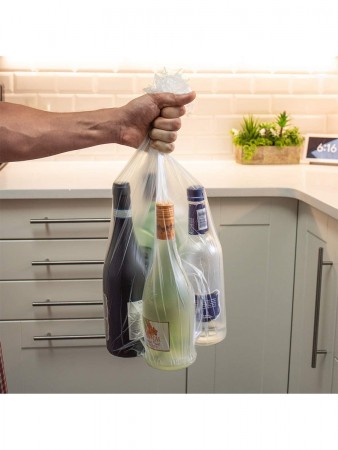 Купить Мешки для мусора с ароматом ванили 30 литров Homsu, размер M, 50*60 см, 120 шт (6 роликов x 20 шт)