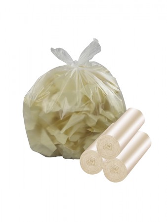 Купить Мешки для мусора с ароматом ванили 30 литров Homsu, размер M, 50*60 см, 60 шт (3 роликов x 20 шт)
