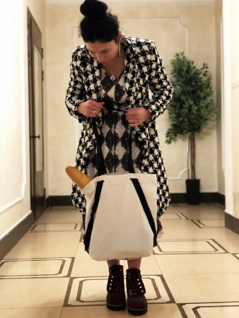 Купить Эко сумка шоппер с объемным дном 43x40x15, усиленные ручки