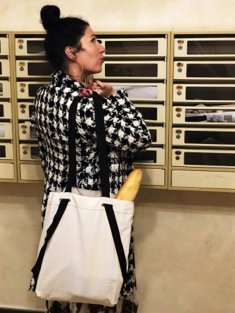 Купить Эко сумка шоппер с объемным дном 43x40x15, усиленные ручки