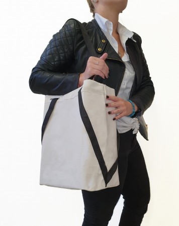 Купить Эко сумка шоппер с объемным дном 43x40x15, усиленные ручки