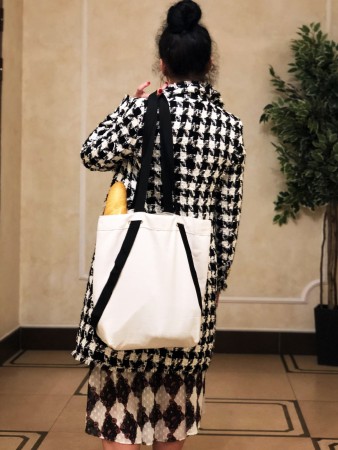 Купить Эко сумка шоппер с объемным дном 43x40x15, усиленные ручки