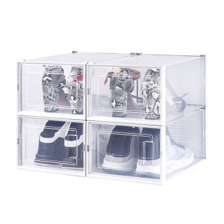 Купить Коробка для хранения обуви большого размера Premium, набор из 4 шт. (25*18,7*35)