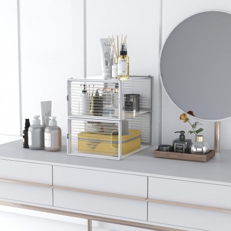 Купить Коробка для хранения обуви Crystal Clear, набор из 6шт, белые (34x24x16cm)