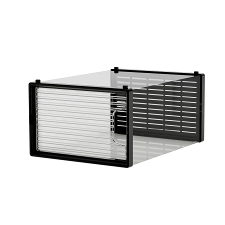 Купить Коробка для хранения обуви Crystal Clear, набор из 6шт, черные (34x24x16cm)