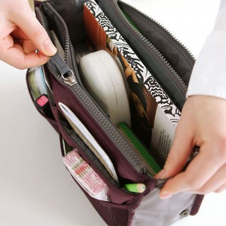 Купить Органайзер для сумки, бордовый