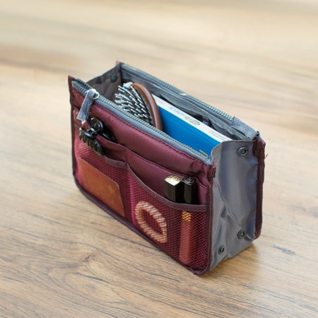 Купить Органайзер для сумки, бордовый
