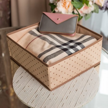 Купить Коробка квадратная для хранения вещей (30х30х13 см)