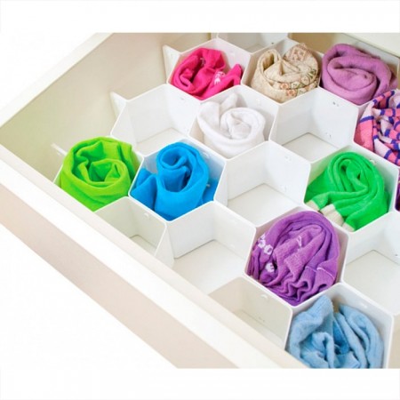 Купить Разделитель для ящика "Соты", белый