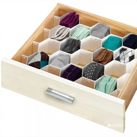 Купить Разделитель для ящика "Соты", белый