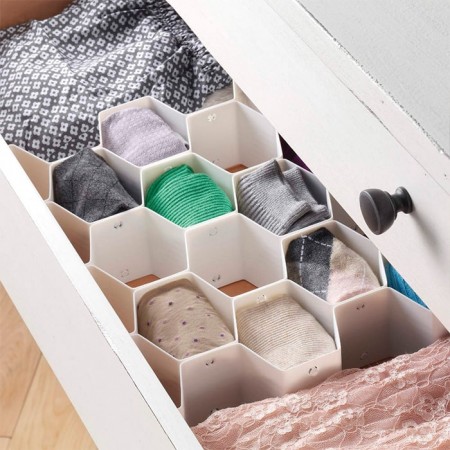 Купить Разделитель для ящика "Соты", белый