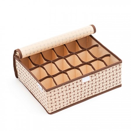 Купить С крышкой Органайзер на 18 секций Pletenka (31*24*11)