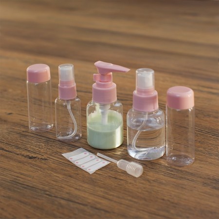 Купить Дорожный набор для косметических средств, розовый