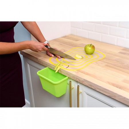 Купить Контейнер для мусора на дверцу шкафа, зеленый