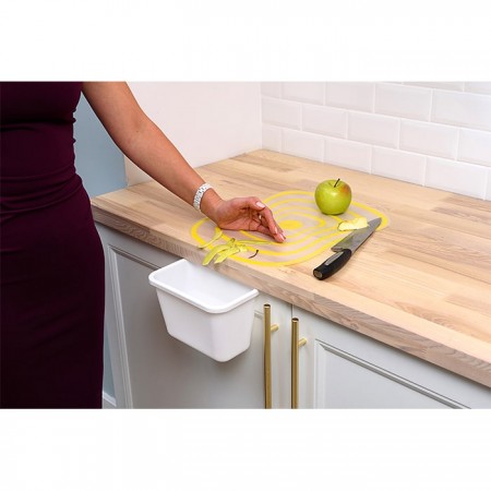 Купить Контейнер для мусора на дверцу шкафа, белый