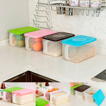 Купить Контейнер для холодильника с ручкой, кофейный