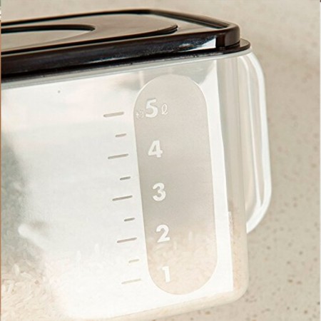 Купить Контейнер для холодильника с ручкой, кофейный