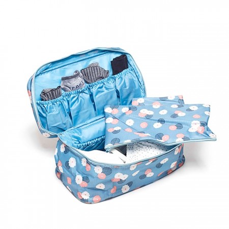 Купить Органайзер-косметичка Синий Цветок