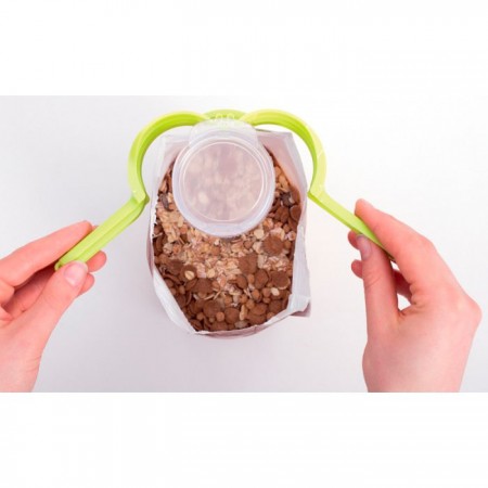 Купить Крышка-дозатор для сыпучих продуктов Homsu, зеленая, 2 шт.