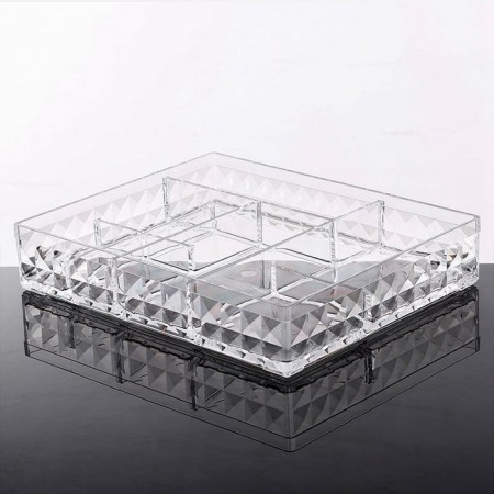 Купить Акриловый органайзер для косметики на 8 секций Diamond