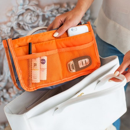 Купить Органайзер для сумки, оранжевый